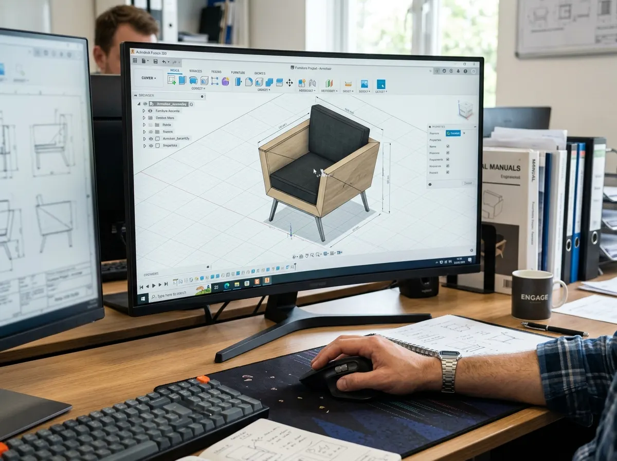 Systemy CAD/CAM w meblarstwie: od szkicu do maszyny CNC bez błędów