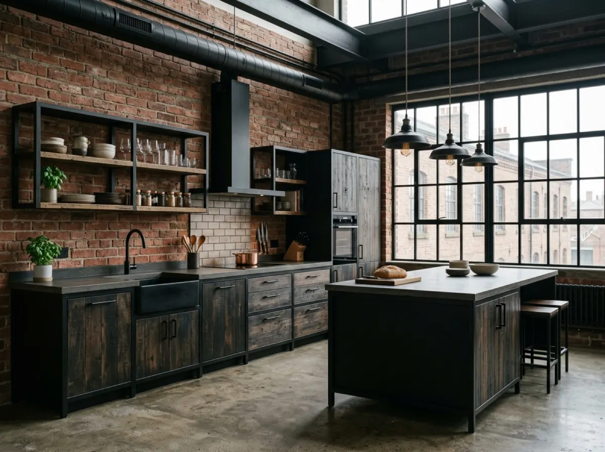 Styl industrialny i loft w meblach na wymiar – przewodnik